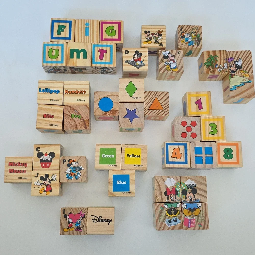 Disney Wooden Blocks - Mickey Mouse and Friends